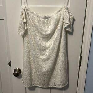 Off the shoulder White Dress